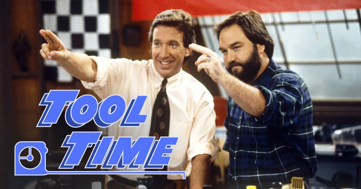 The dbt MCP server lets Claude combine governed data with the other tools in your workflow. Tool Time hosts Tim Taylor and Al Borland pointing toward the show's logo